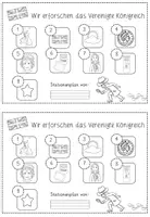 Vorschau - Arbeitsblätter - Das Vereinigte Königreich: Stationenplan und -schilder - Seite 3