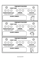 Vorschau - Anderer Materialtyp - 18 Feedback Cards für Englisch (monatliche Rückmeldung von der Lehrperson an die SchülerInnen) - Seite 1