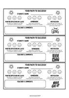 Vorschau - Anderer Materialtyp - 18 Feedback Cards für Englisch (monatliche Rückmeldung von der Lehrperson an die SchülerInnen) - Seite 3
