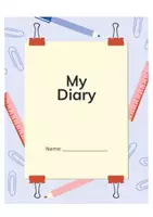 Vorschau - Anderer Materialtyp - My Diary - Tagebuch zu den Unterrichtsstunden - Seite 1