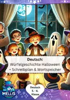 Vorschau - Arbeitsblätter - Würfelgeschichten Klasse 5/6: Halloween - Deckblatt