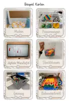 Vorschau - Stationenlernen - Freispiel Karten zur Beschriftung - Freispielangebot visualisieren - BOHO - Seite 3