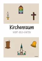 Vorschau - Bildkarten - Wort-Bild-Karten / Kirchenraum - Seite 1