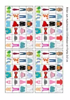 Vorschau - Arbeitsblätter - Vokabelbilder Kleidung/Klamotten - Bilder zum ausschneiden (Klasse 1 und 2) - Seite 2
