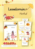 Vorschau - Spiele - Lesedomino Herbst für die ganze Klasse - Deckblatt