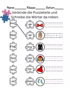 Vorschau - Arbeitsblätter - Kleidung/Klamotten Silben/Wortschatz DaZ/DaF, deutsch - Seite 3