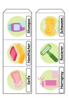 Vorschau - Arbeitsblätter - Leporello/Faltbuch Thema Körperpflege/Hygiene (Klasse 1 und 2) - Seite 1