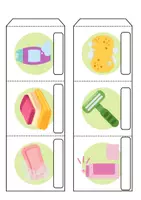 Vorschau - Arbeitsblätter - Leporello/Faltbuch Thema Körperpflege/Hygiene (Klasse 1 und 2) - Seite 3