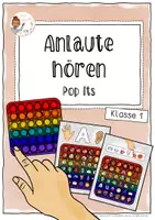 Vorschau - Fördermaterial/Inklusion - Pop Its (Anlaute) - Freiarbeitsmaterial Klasse 1 - Deckblatt