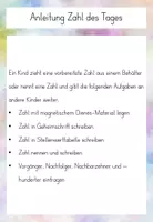 Vorschau - Fördermaterial/Inklusion - Materialpaket die Zahl des Tages (100, 1000 und 1 Million) - Seite 2