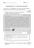 Vorschau - Klassenarbeiten - Persönlicher Brief (Kl. 4/5): Klassenarbeit + Checkliste - Seite 3