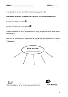 Vorschau - Klassenarbeiten - Persönlicher Brief (Kl. 4/5): Klassenarbeit + Checkliste - Seite 2
