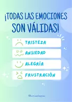 Vista previa - Refuerzo / NEE / Materiales de apoyo - Cartel emociones para el aula - página 2