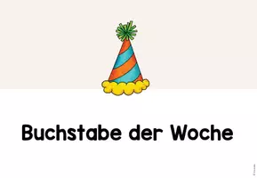 Vorschau - Stationenlernen - Plakate - Buchstabe der Woche & Buchstabenweg - Seite 1