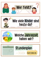 Vorschau - Präsentationen/Tafelbilder - Morgenkreis (Moderationskarten - Seite 2