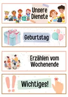Vorschau - Präsentationen/Tafelbilder - Morgenkreis (Moderationskarten - Seite 3