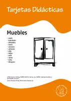 Vorschau - Bildkarten - Bildkarten Spanisch: muebles - Deckblatt