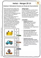 Vorschau - Stationenlernen - Jahreszeiten: Klammerkarten Mengen im Zahlenraum 10 - Seite 2