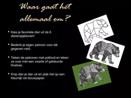 Voorbeeld - Kunst - Stap voor stap: Zentangle dieren (stap-voor-stap instructies met 6 dierensjablonen) - Pagina 3