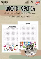 Vorschau - Arbeitsblätter - Word Search - Clothes ESL/EFL/Englisch - Deckblatt