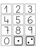 Vista previa - Tarjetas / Manipulativos - Tarjetas para trabajar las matemáticas manipulativas - página 1