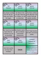Vorschau - Spiele - Lesespiel - Codewörter Unsinnssätze 1 - Seite 2