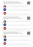 Vorschau - Arbeitsblätter - Verkehrserziehung - Gebots- Verbots- und Gefahren- und Vorrangzeichen - Seite 3