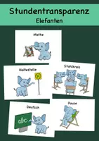 Vorschau - Mal- und Bastelvorlagen - Materialpaket Elefantenklasse - Seite 3