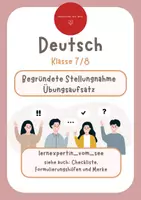 Vorschau - Arbeitsblätter - Materialpaket Stellungnahme Kl. 7/8 - Seite 1