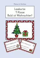 Vorschau - Text - Lesekartei: Bald ist Weihnachten! - Deckblatt