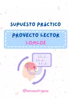 Vista previa - Unidades / Secuencias / Situaciones de Aprendizaje - SUPUESTO PRACTICO - Proyecto Lector Primaria - Portada