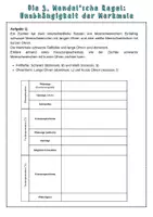 Vorschau - Arbeitsblätter - 3. Mendel'sche Regel: Unabhängigkeitsregel | Unterrichtsreihe "Genetik", Biologie 9./10. Klasse - Seite 3