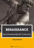 Vorschau - Arbeitsblätter - Renaissance: Epochensteckbrief - Deckblatt
