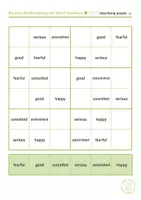 Vorschau - Spiele - Wortsudoku Englisch: adjectives - describing people - Seite 2