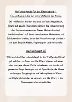 Vorschau - Anderer Materialtyp - Helfende Hände für Elternabend - Seite 1