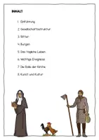 Vorschau - Stundenentwürfe - Selbstlernheft Mittelalter Burgen Ritter -Arbeitsheft- - Seite 2