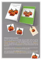 Vorschau - Stationenlernen - Materialpaket Klettmappen Halloween | Kürbisse zuordnen | Level 1 - 4 - Seite 2