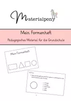 Vorschau - Arbeitsblätter - Formenheft Geometrie - Deckblatt