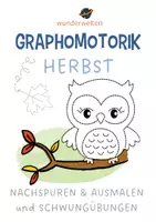 Vorschau - Arbeitsblätter - Schwungübungen Herbst - Graphomotorik Herbst - Grafomotorik Herbst - Schwungübungen Schreibschrift - Freiarbeitsmaterial Deutsch Klasse 1 - Deckblatt