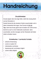 Vorschau - Fördermaterial/Inklusion - Einmaleins Lernkarten Karteikarten mit Lösungen - Seite 1