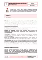 Vorschau - Arbeitsblätter - Worauf kann ich mich verlassen? Der Warentest - AB - Deckblatt