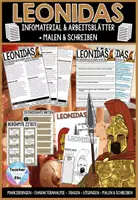 Vorschau - Unterrichtsreihen - Antikes Griechenland – Leonidas: Infomaterial & Arbeitsblätter zu Altertum & Antike im Geschichtsunterricht - Deckblatt