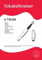 Vorschau - Bildkarten - Vokabeltrainer Französisch: a l'école - Deckblatt