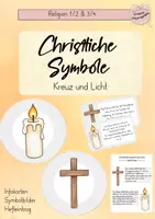 Vorschau - Poster - Christliche Symbole - Licht und Kreuz - Deckblatt