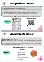 Vorschau - Stundenentwürfe - Das perfekte Dinner - ein Menü planen und kochen - Seite 2