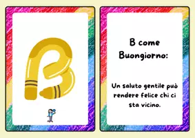 anteprima - Materiale di supporto/inclusione - ABBECEDARIO DELLA GENTILEZZA E DELL'INCLUSIONE - Pagina 3