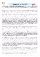 Vorschau - Text - Kaugummi Text (mit Infos zur Geschichte) zum Abschreiben - Deckblatt