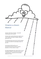 Vorschau - Arbeitsblätter - Feinmotorik fördern Klasse 1 - Schneideübungen - Herbst - Wolken - Schneiden, Malen, Weitermalen - Schneiden üben - Seite 1