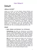 Vorschau - Arbeitsblätter - Musiklektion Lied "König vo de Welt" Herr Roberti (CH) - Seite 1