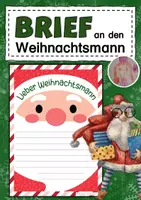 Vorschau - Arbeitsblätter - Brief an den Weihnachtsmann - kreatives Schreiben - Deckblatt